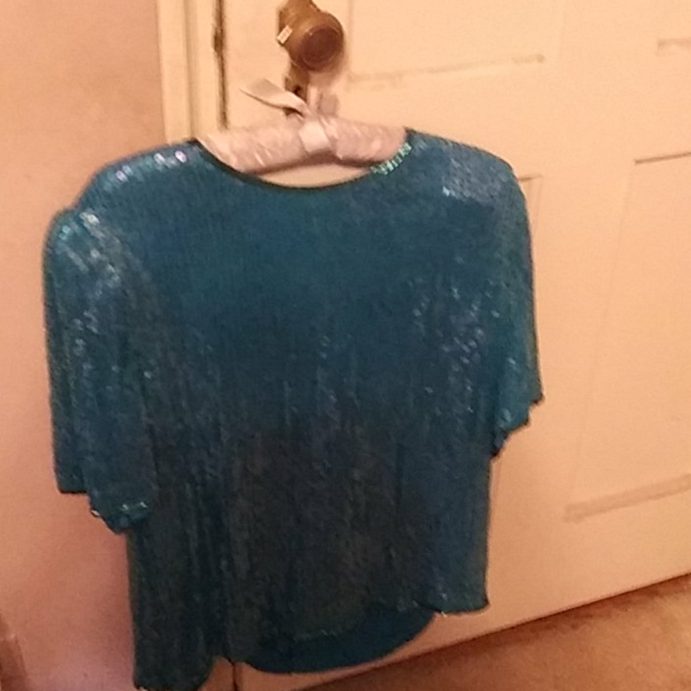 Saks Fifth Avenue Sequined Top